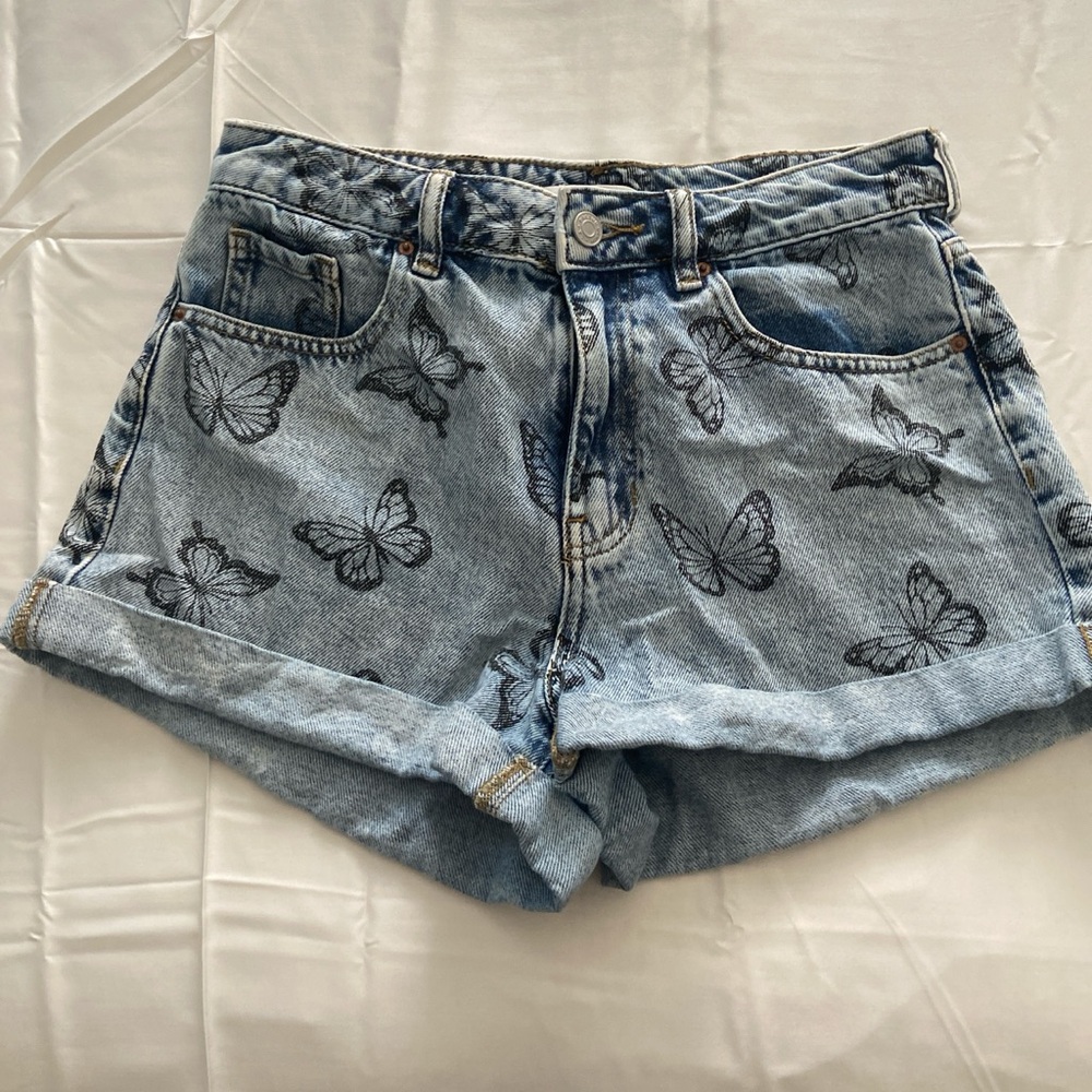PacSun Butterfly Jean Shorts